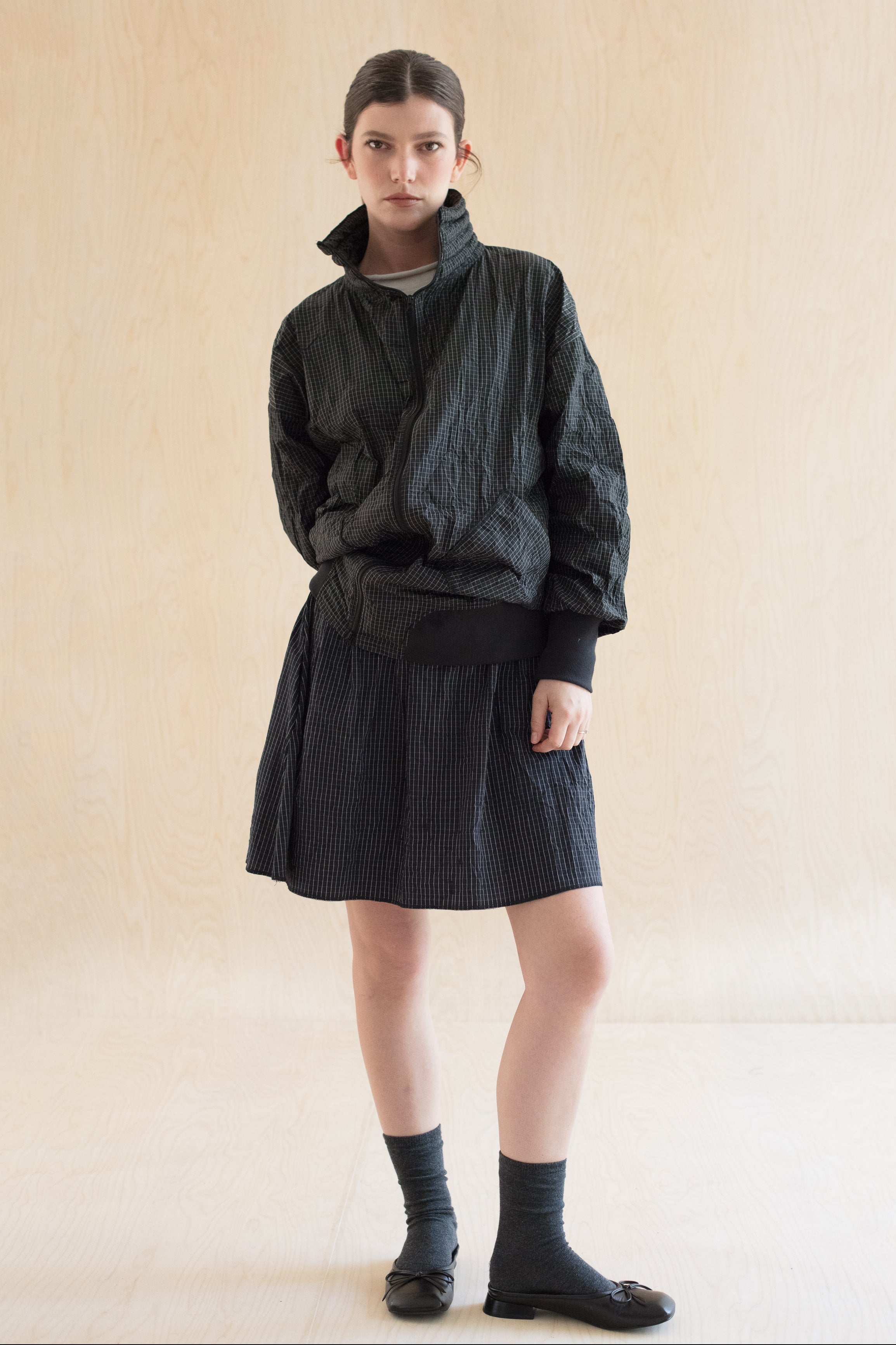 GRID skirt - חצאית פרינט