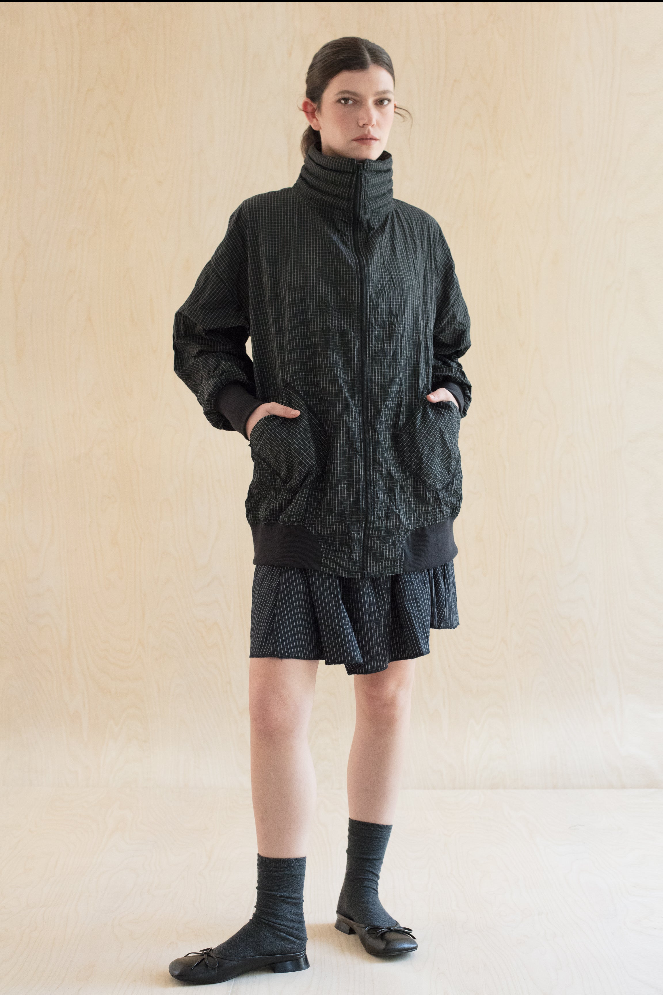 GRID skirt - חצאית פרינט