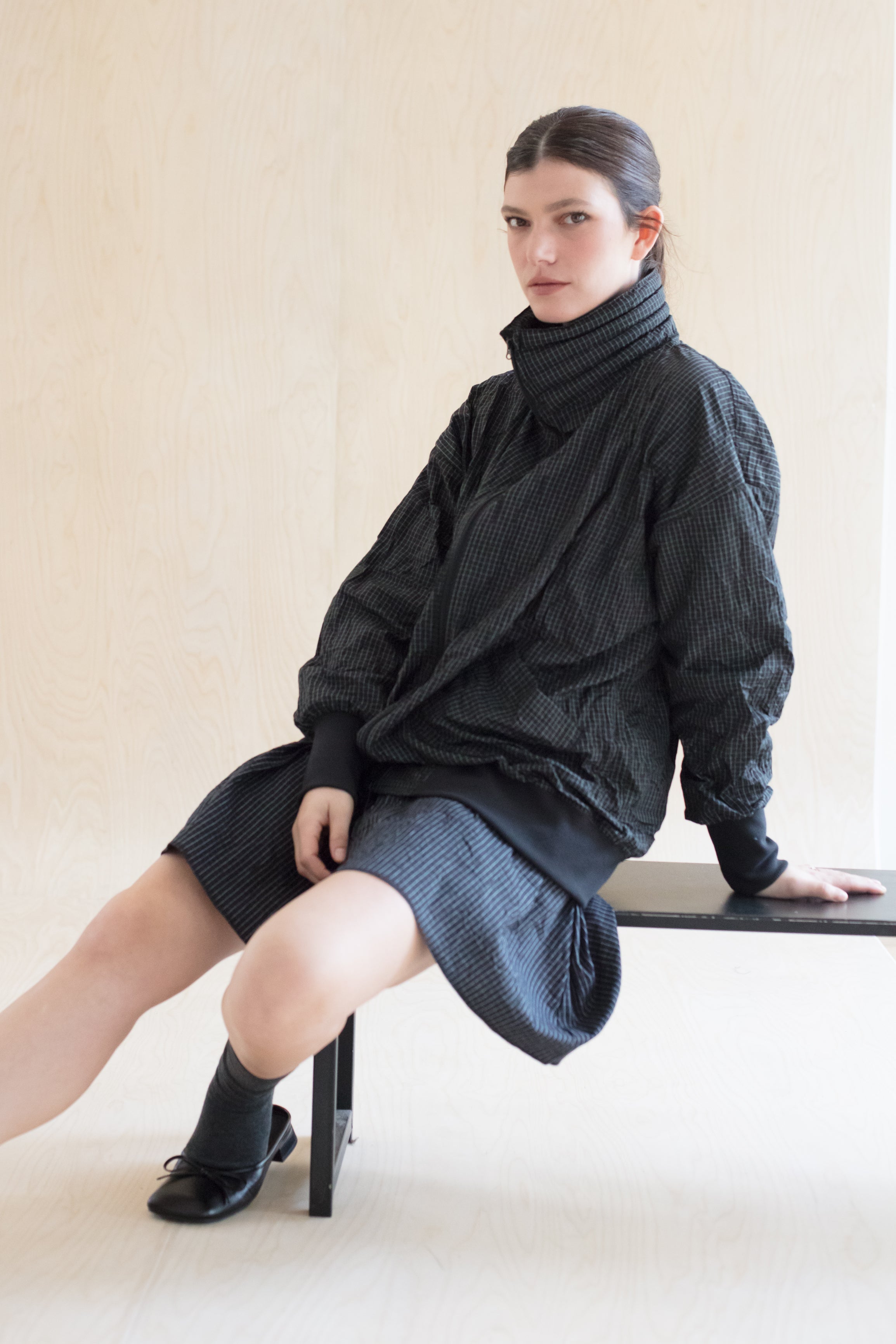 GRID skirt - חצאית פרינט