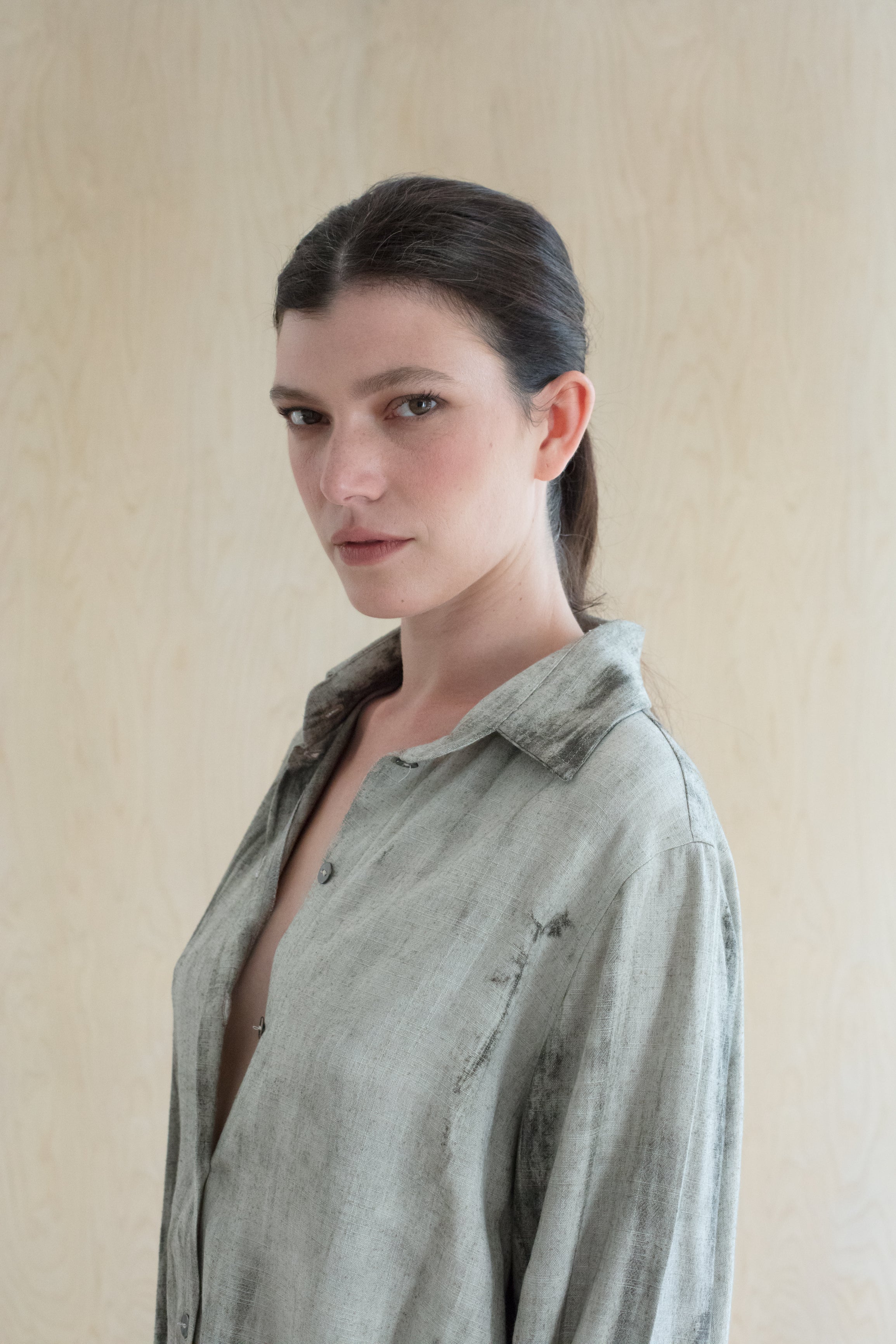 FROTTAGE shirt - מכופתרת עם פרינט