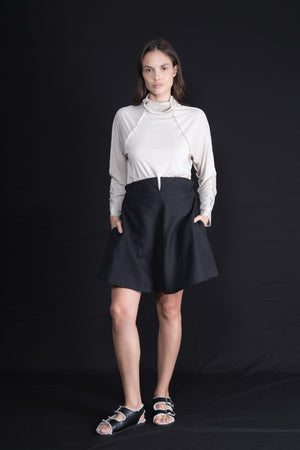 BELL black short skirt