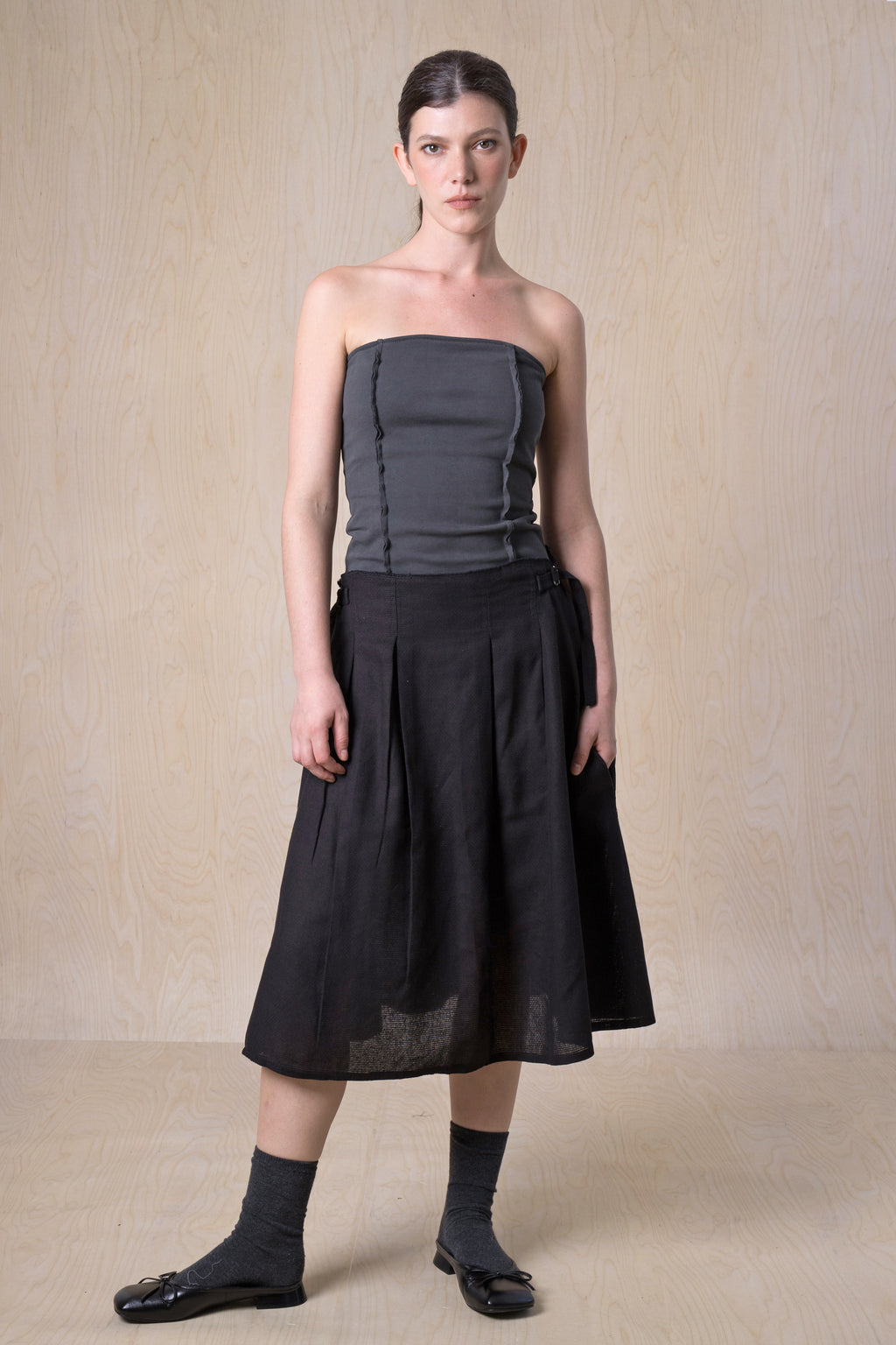 MESH skirt -  חצאית קפלים אוורירית