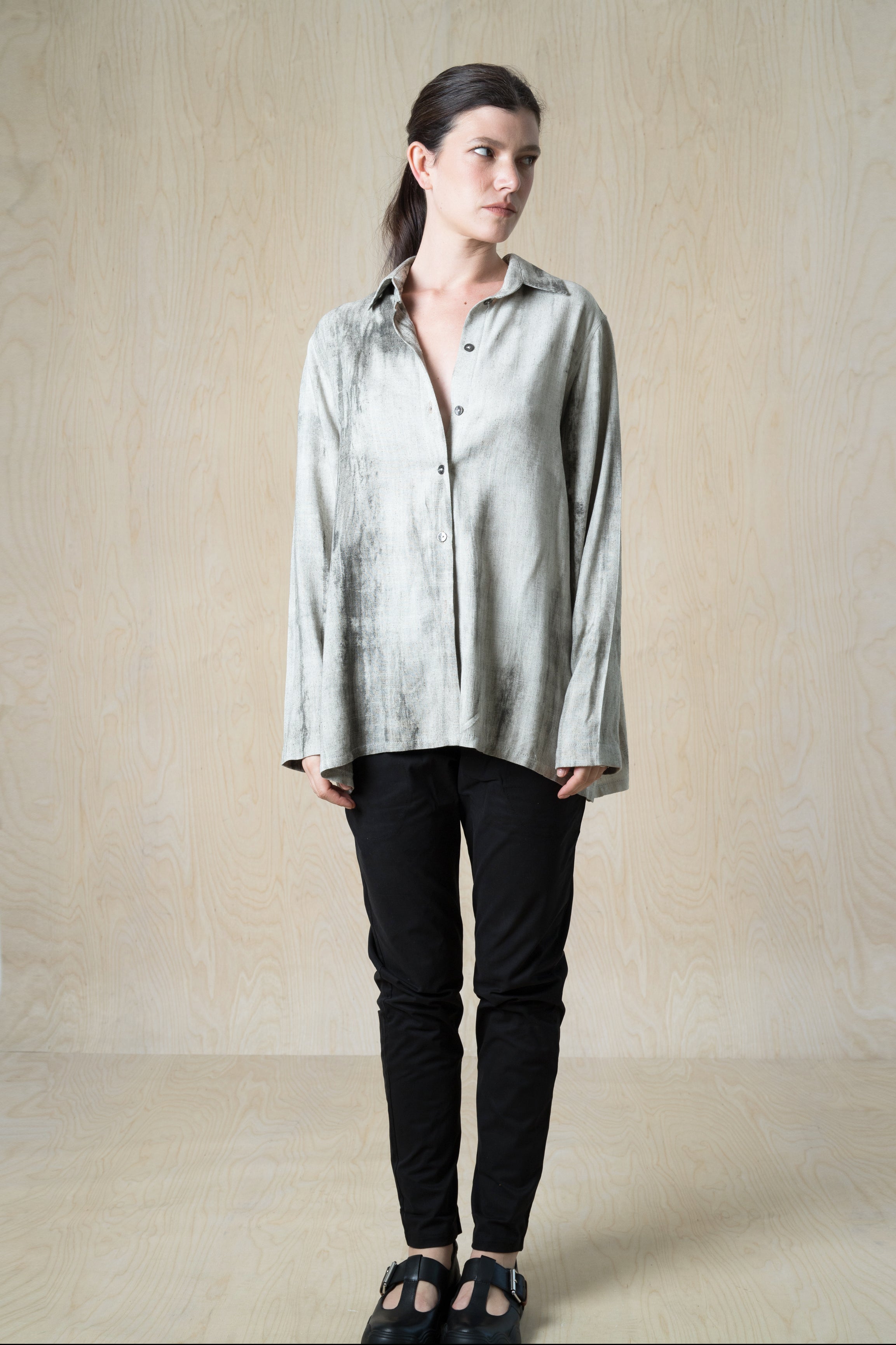 FROTTAGE shirt - מכופתרת עם פרינט