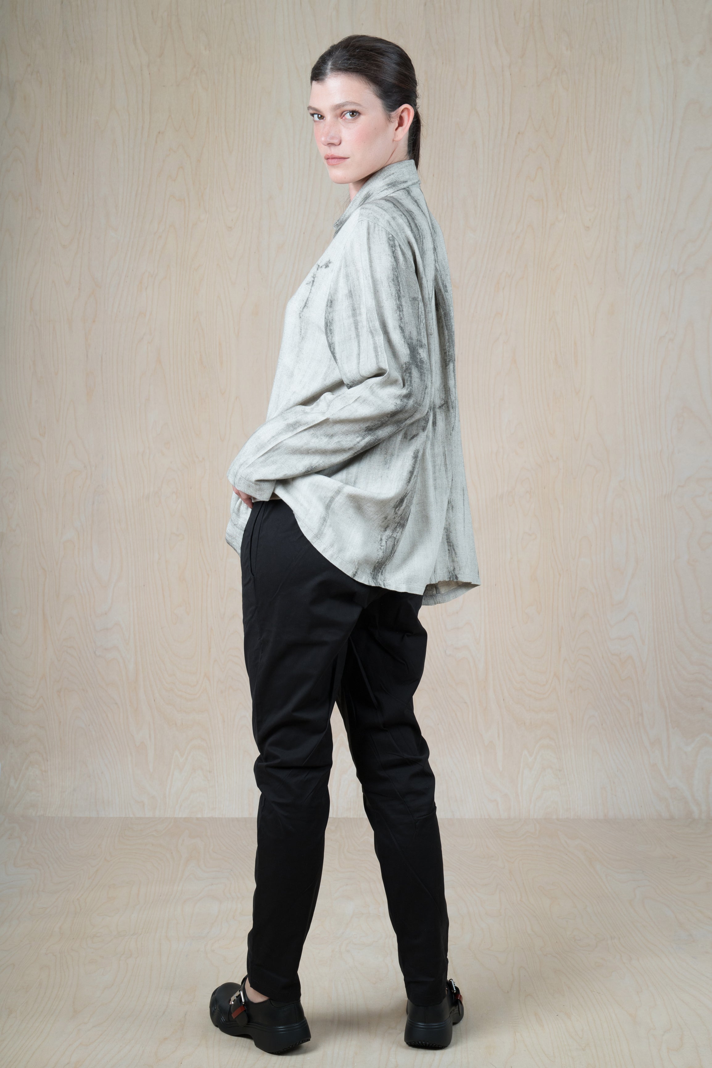 FROTTAGE shirt - מכופתרת עם פרינט