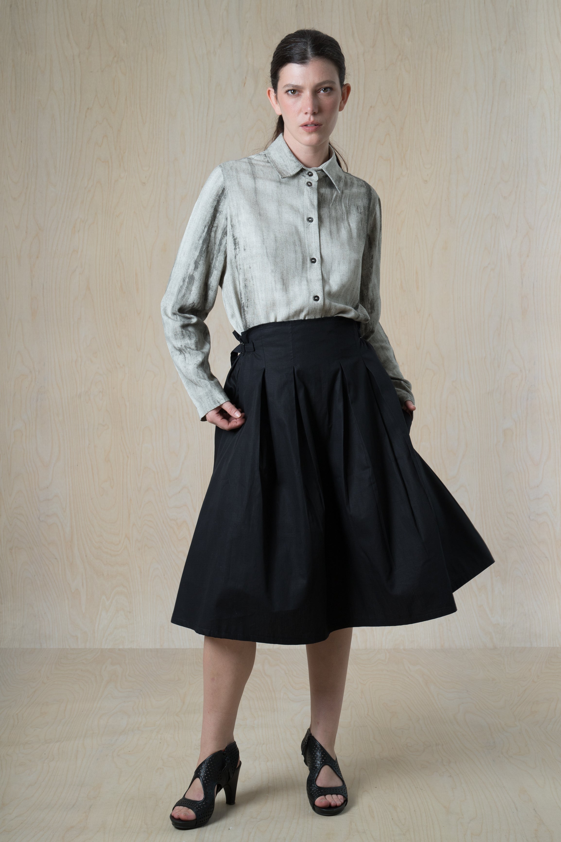 FROTTAGE shirt - מכופתרת עם פרינט