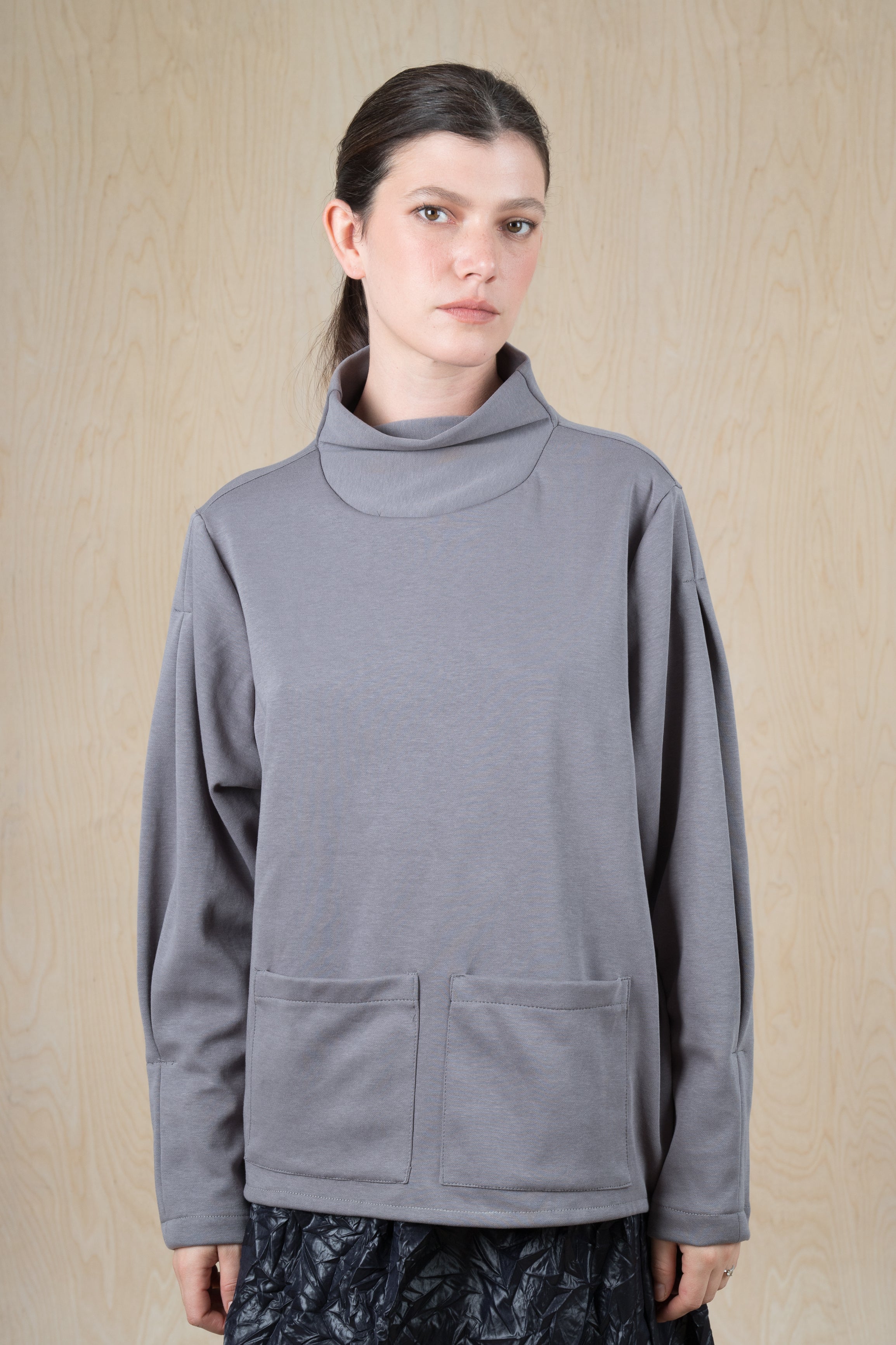 MAO top -  אפור בהיר