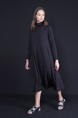 NEW ORDER Maxi Black Dress
