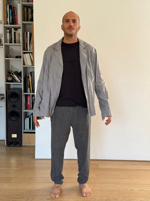 CONCRETE SKY Linen Jacket