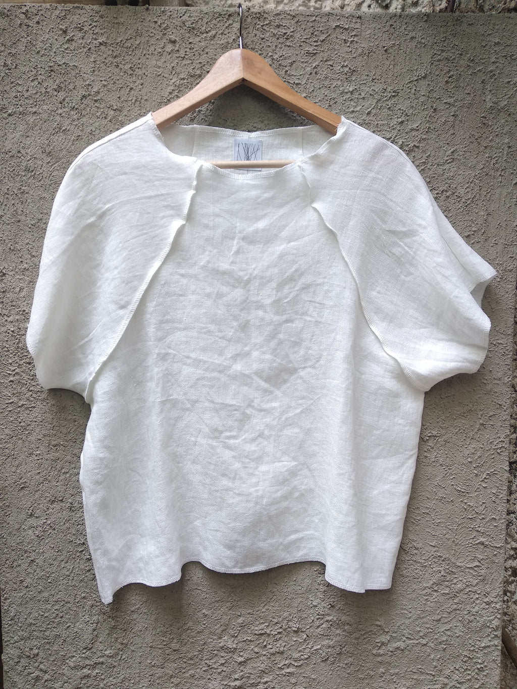 LINESEED white linen Top