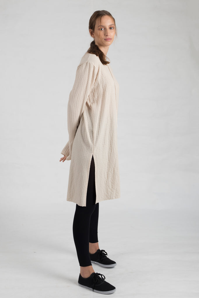 RIPPLE Tunic Dress with Slits – SHIRUETTO