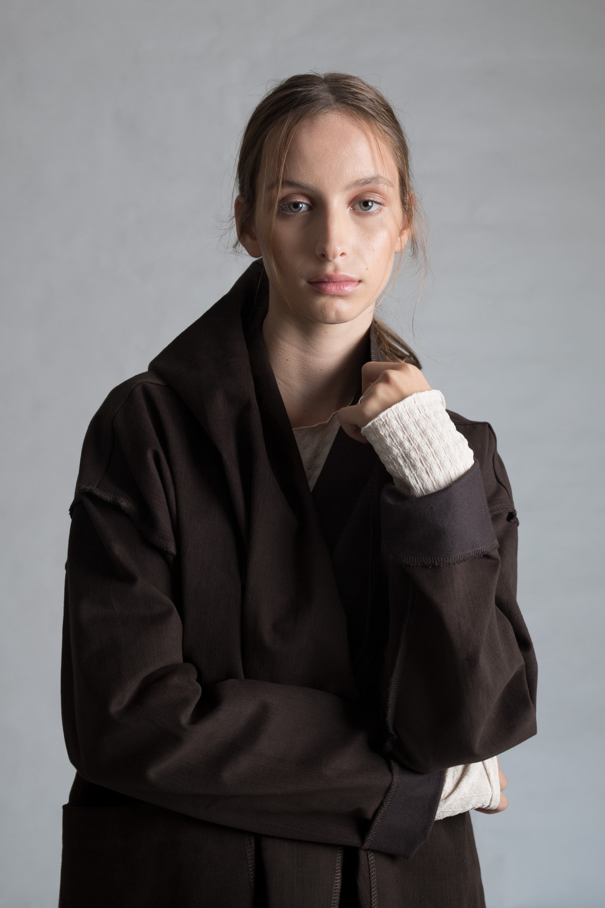 GRANITE cotton jacket with a hood